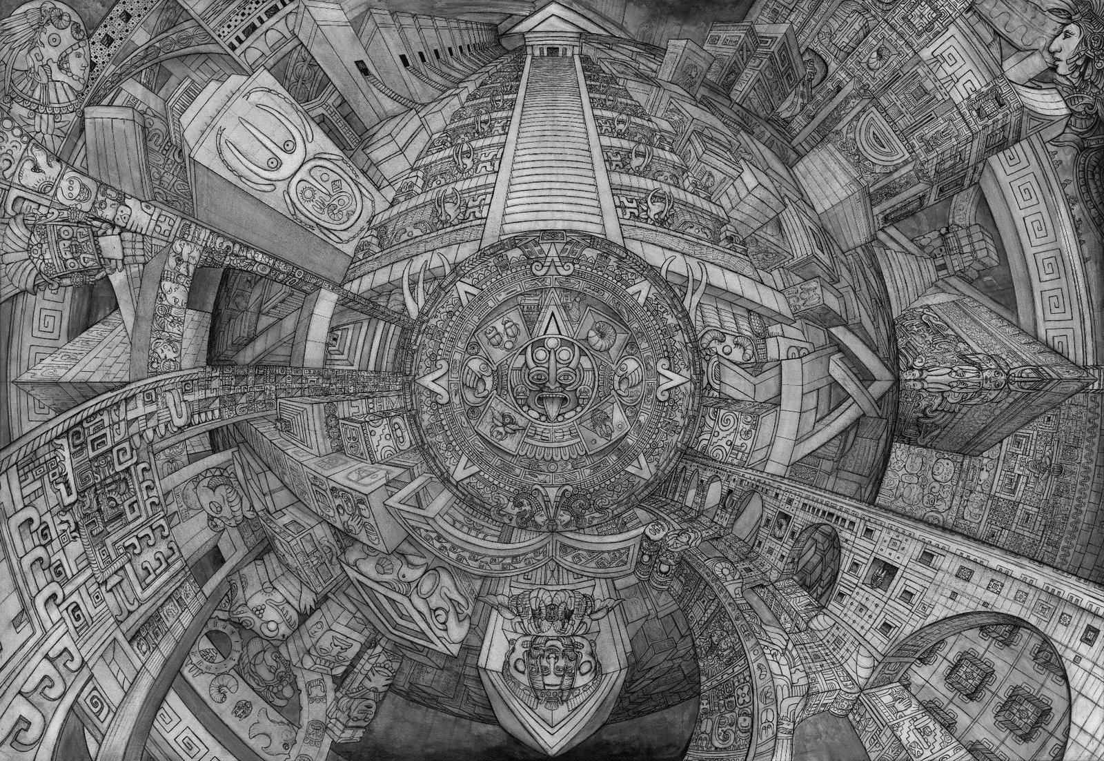 Atlas Metamorphosis Stage 1 of 4: Emperor Egg, surrealist artwork by Vincent Fink