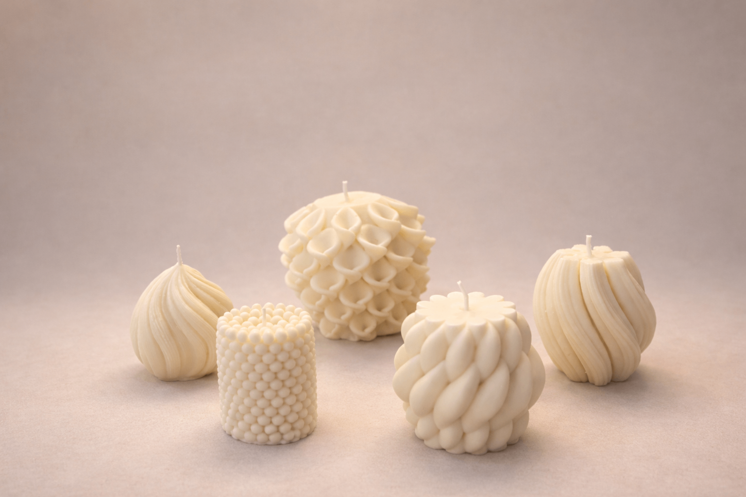 Velas esculturais By Pulica