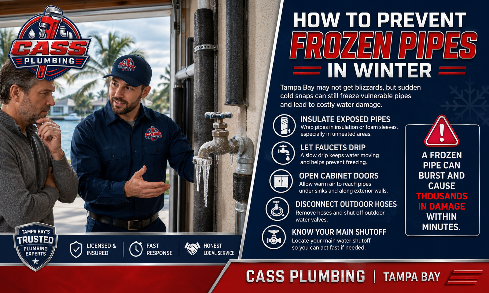 How to Prevent Frozen Pipes in Winter