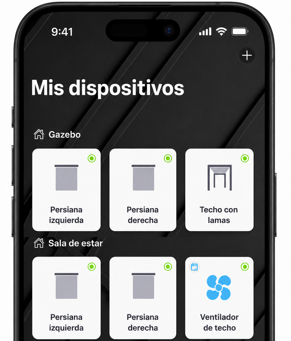Aplicación para automatizar cortinas desde el celular