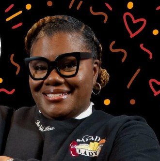 The Salad Lady, happy client and collaborator of Joiful Expressions