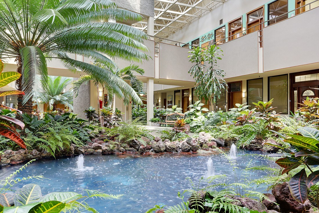 Professional atrium office building at 824 Elmwood Park Boulevard