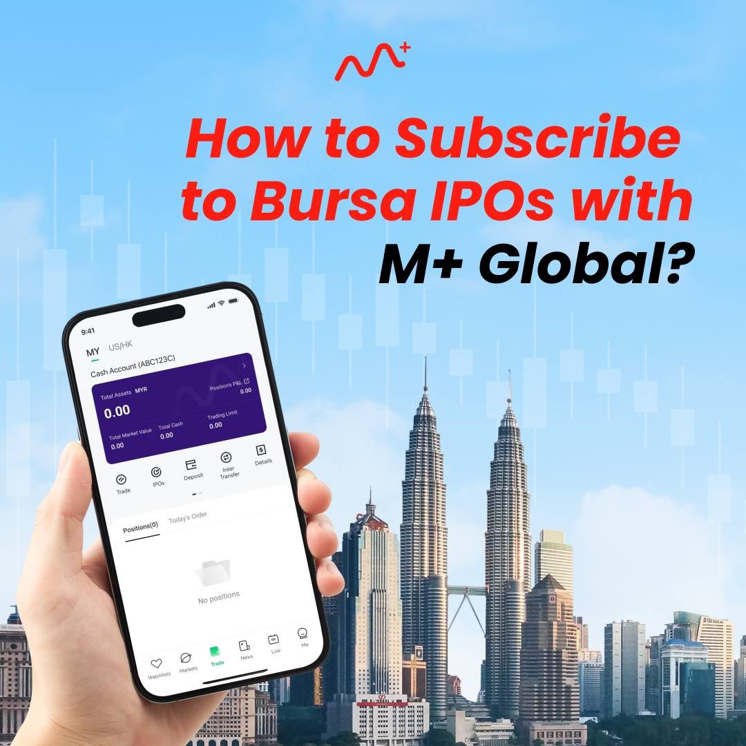 How to Subscribe to Bursa IPOs with M+ Global? Tap the IPOs icon in your Trade account to apply.