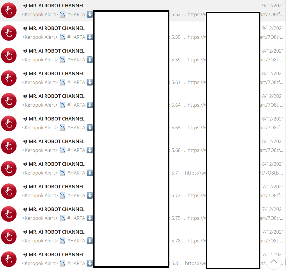 HARTA — series of Keropok Alerts from the Mr. AI Robot channel.