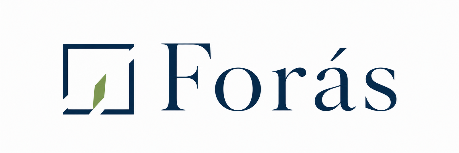 Foras Software Forás logo and wordmark