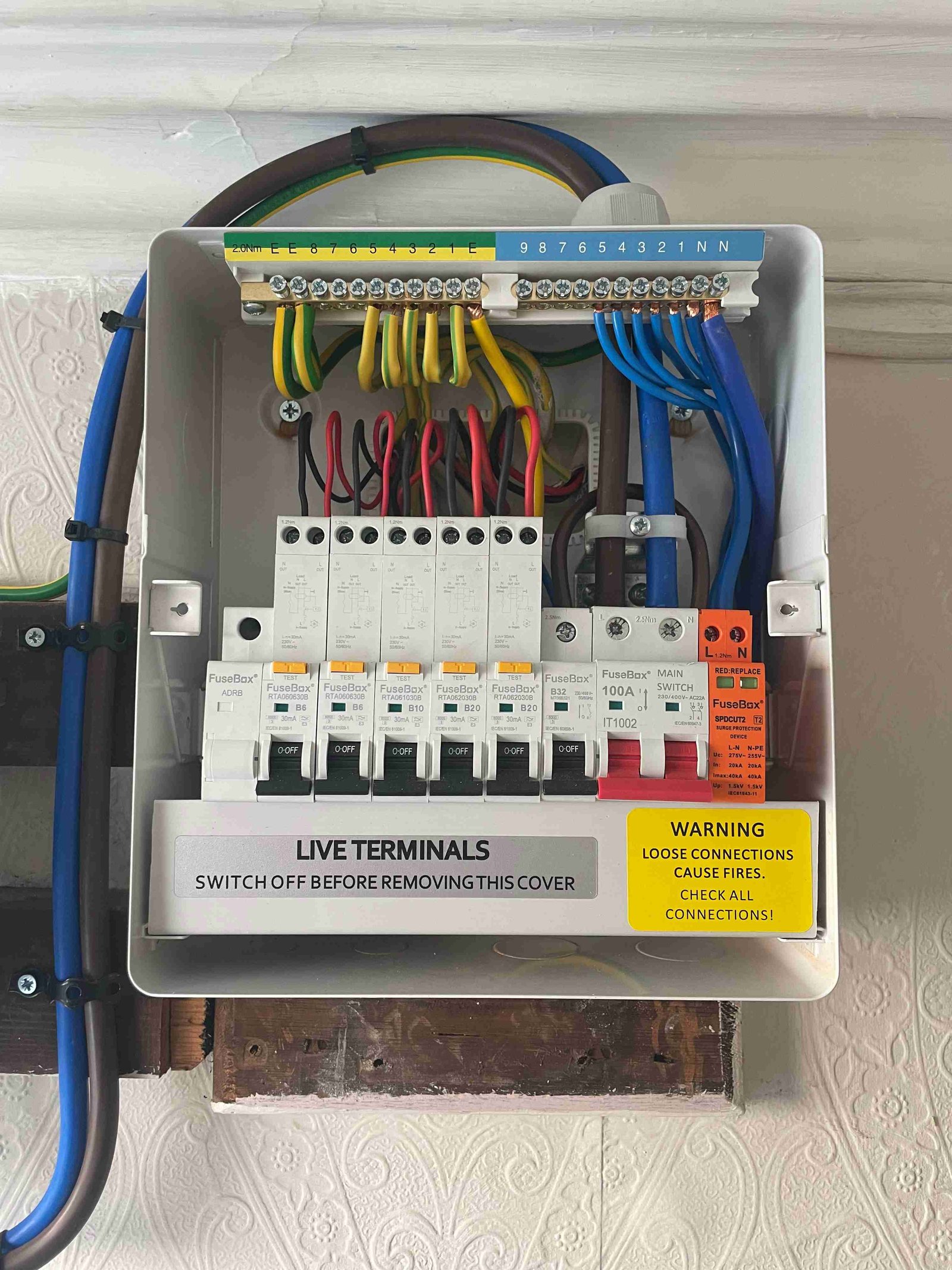 Compact consumer unit upgrade
