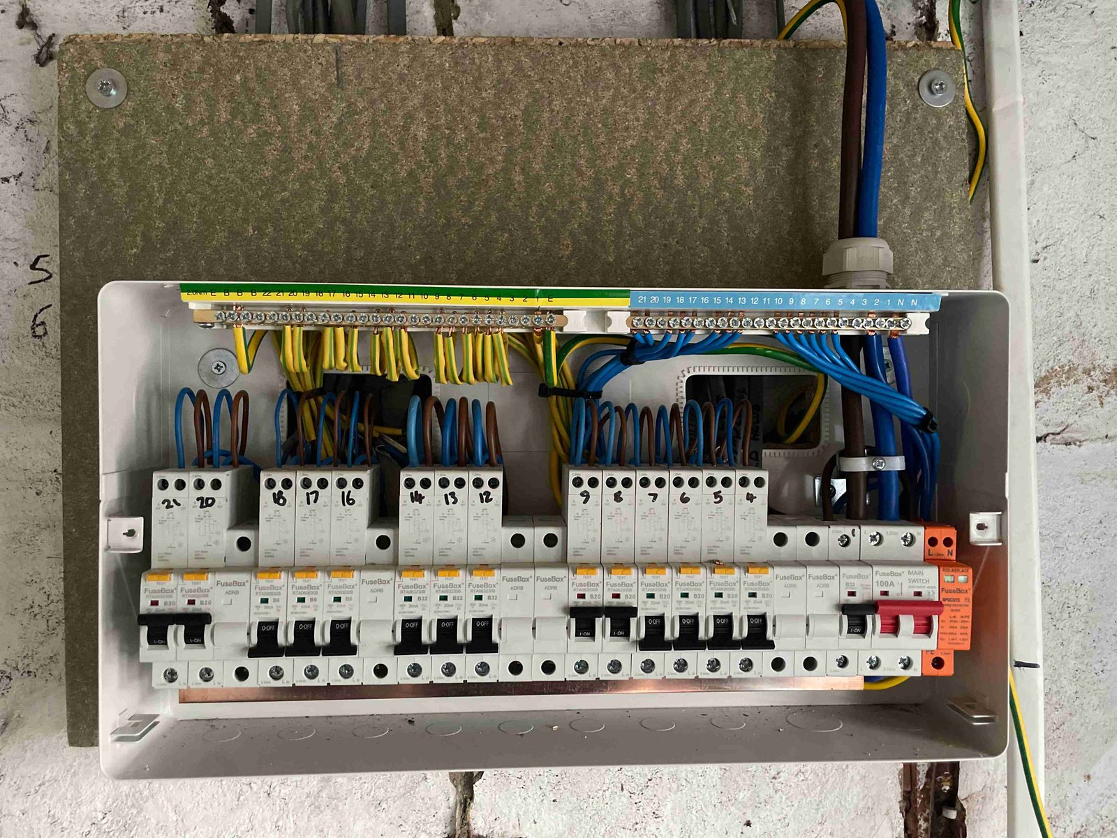 Fully certified consumer unit upgrade