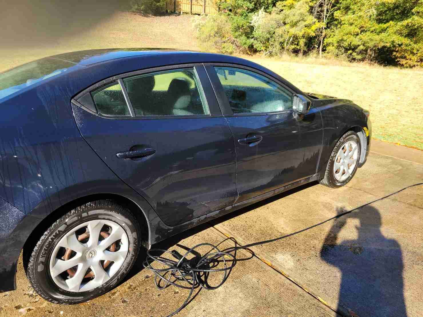 Before Door Panel Stain Removal