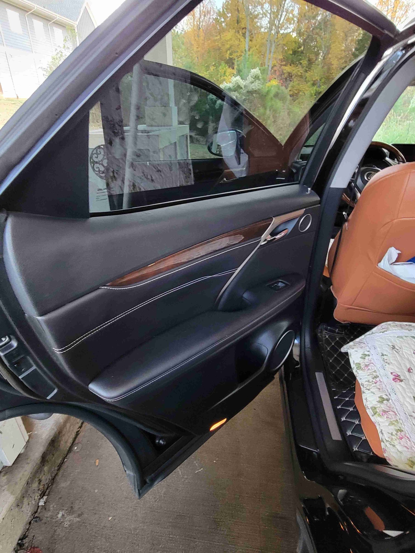 Interior dashboard and steering wheel of a luxury vehicle