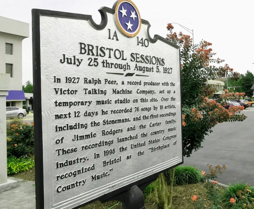 Bristol Sessions historical marker, Tennessee