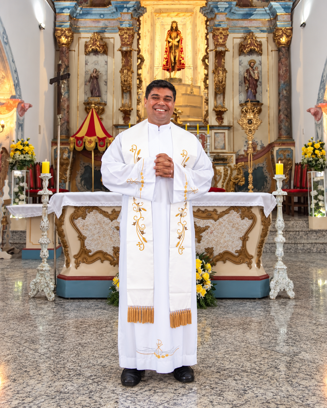 Fotografia oficial de Padre Gabriel Silva dos Santos