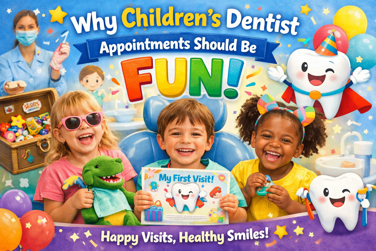 Why Children’s Dentist Appointments Should Be Fun