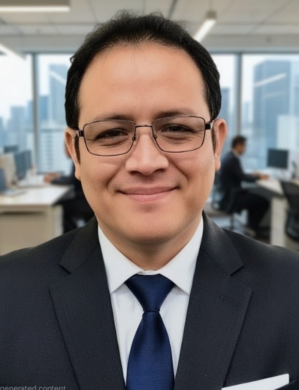 Marlon León, corredor de seguros en Lima