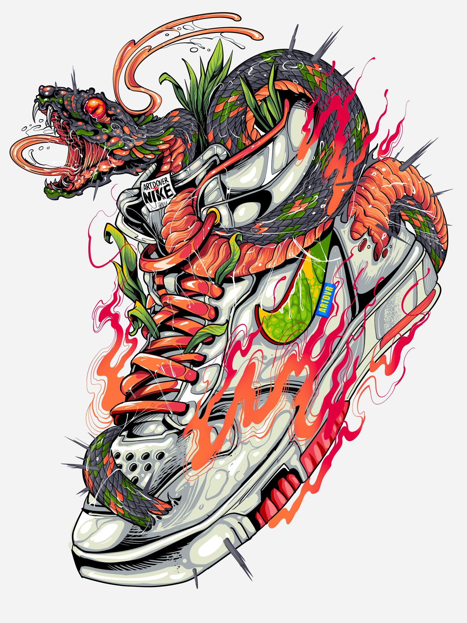 Serpent Sneaker — Merchandise karya Artdover