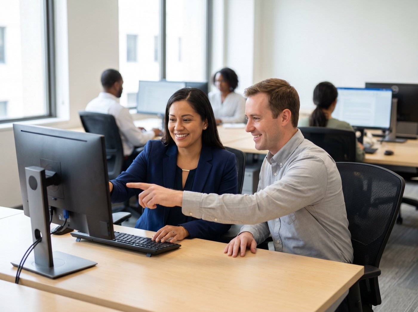 Modern public sector office environment