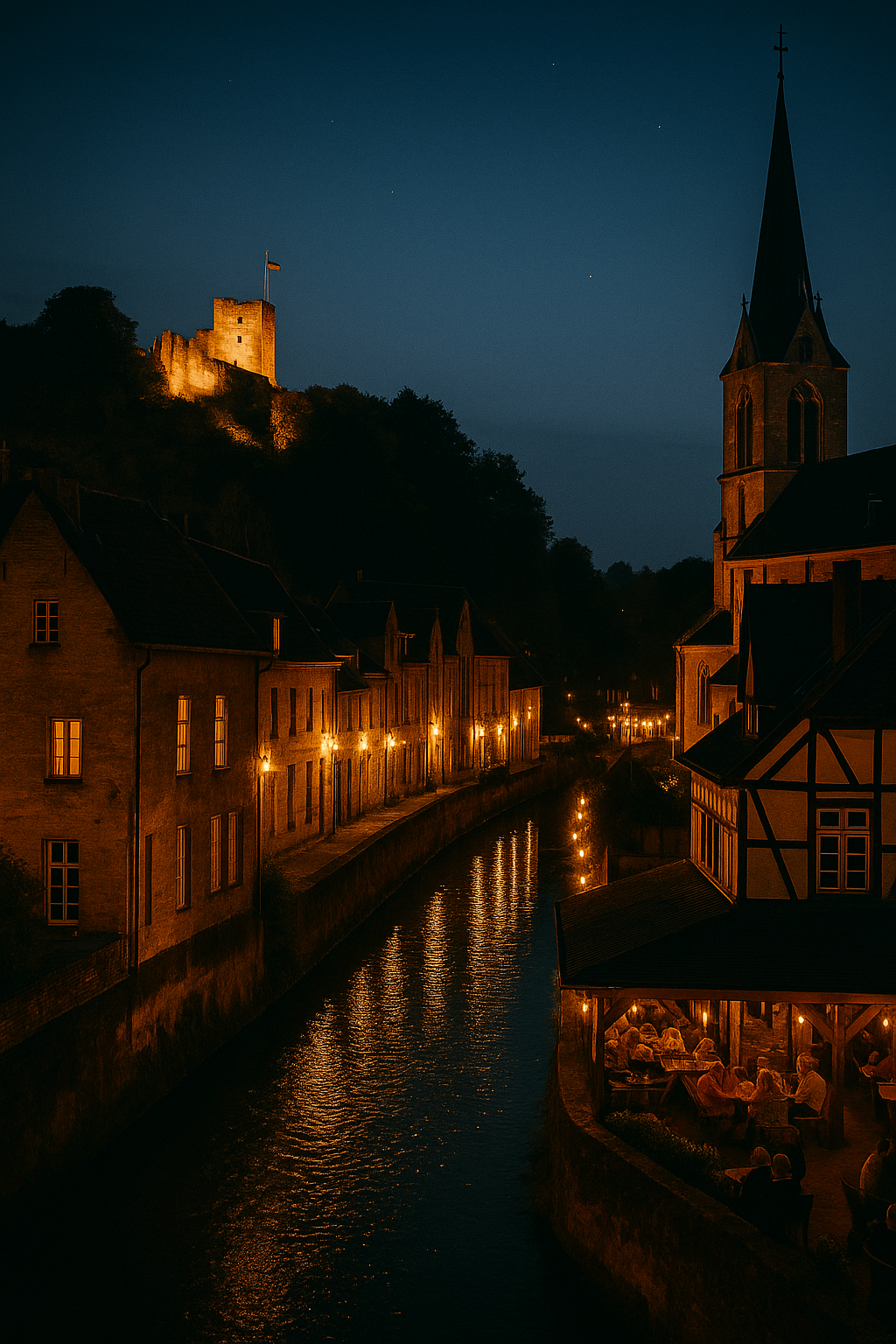 Valkenburg aan de Geul – historische binnenstad en kasteelruïne