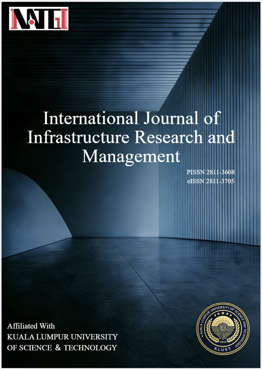 Journal Infrastructure International Journal of Infrastructure Research and Management-Leading ...