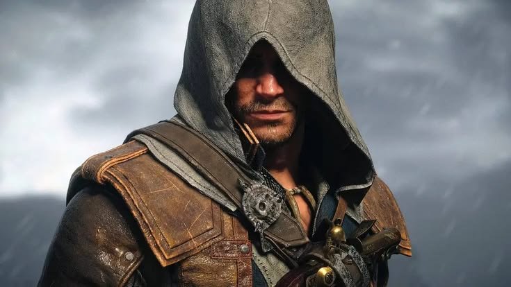 Personagem de Assassin's Creed: Forgotten Temple em cenário épico