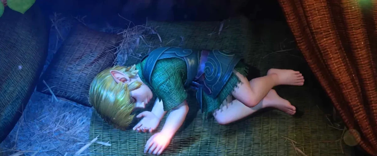 Link em The Legend of Zelda: Ocarina of Time Remake