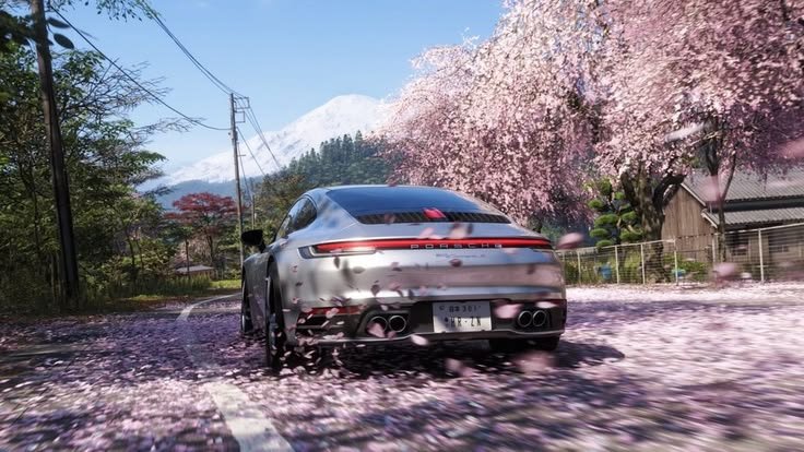 Forza Horizon 6 no PS5 em estrada no Japão