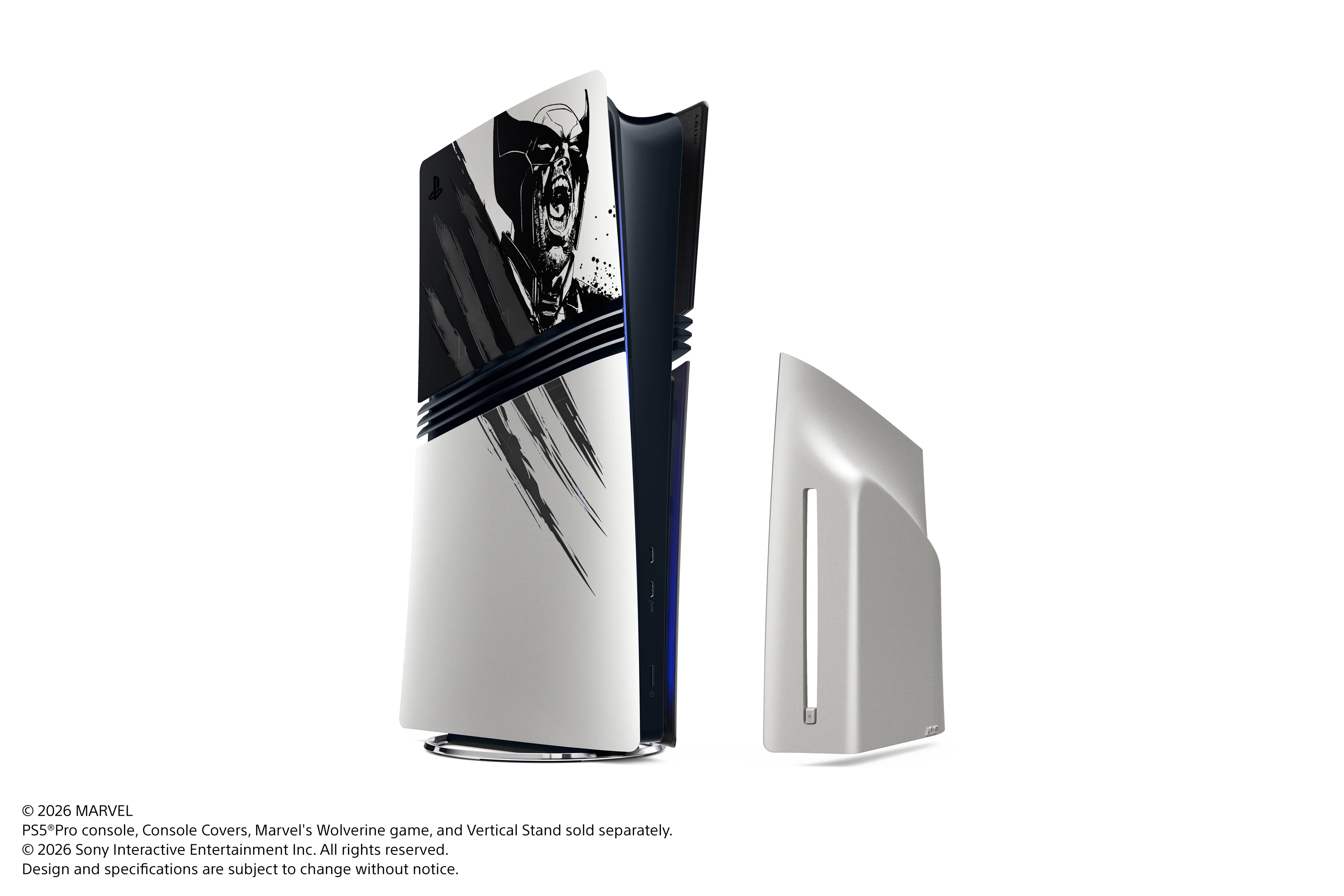 PS5 Pro com capas Adamantium Limited Edition de Marvel's Wolverine