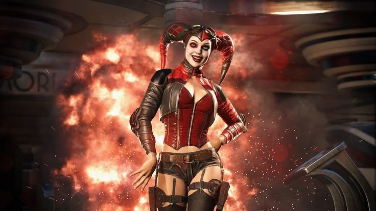 Harley Quinn em cena de ação