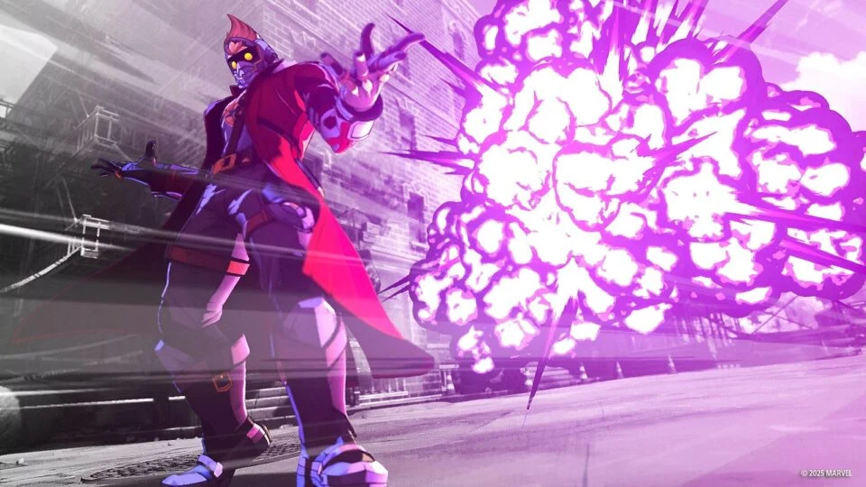 Marvel Tōkon: Fighting Souls - Personagem em ação com efeitos visuais