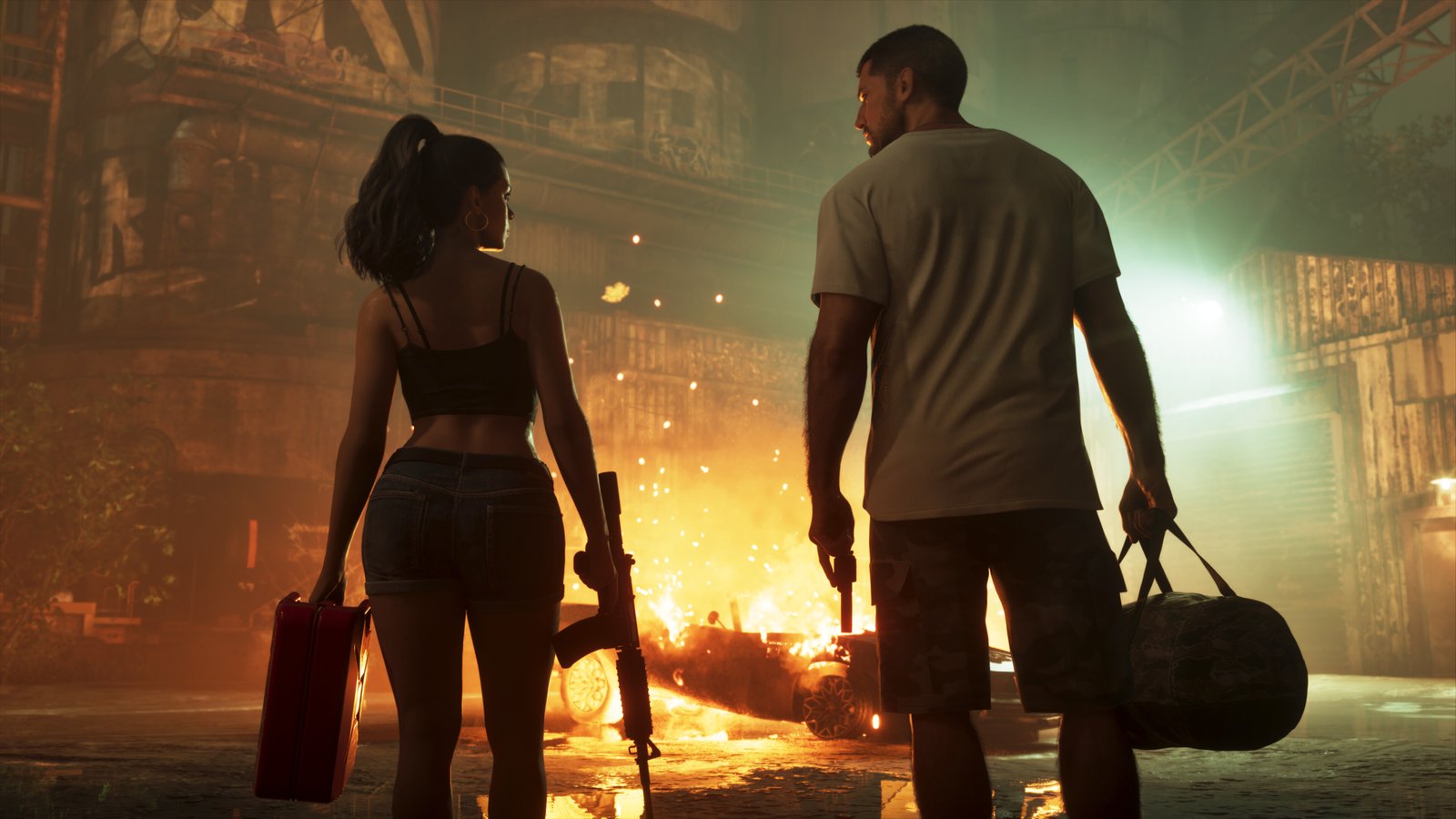 Em GTA 6, separar Jason e Lucia reduz uma estrela de procurado