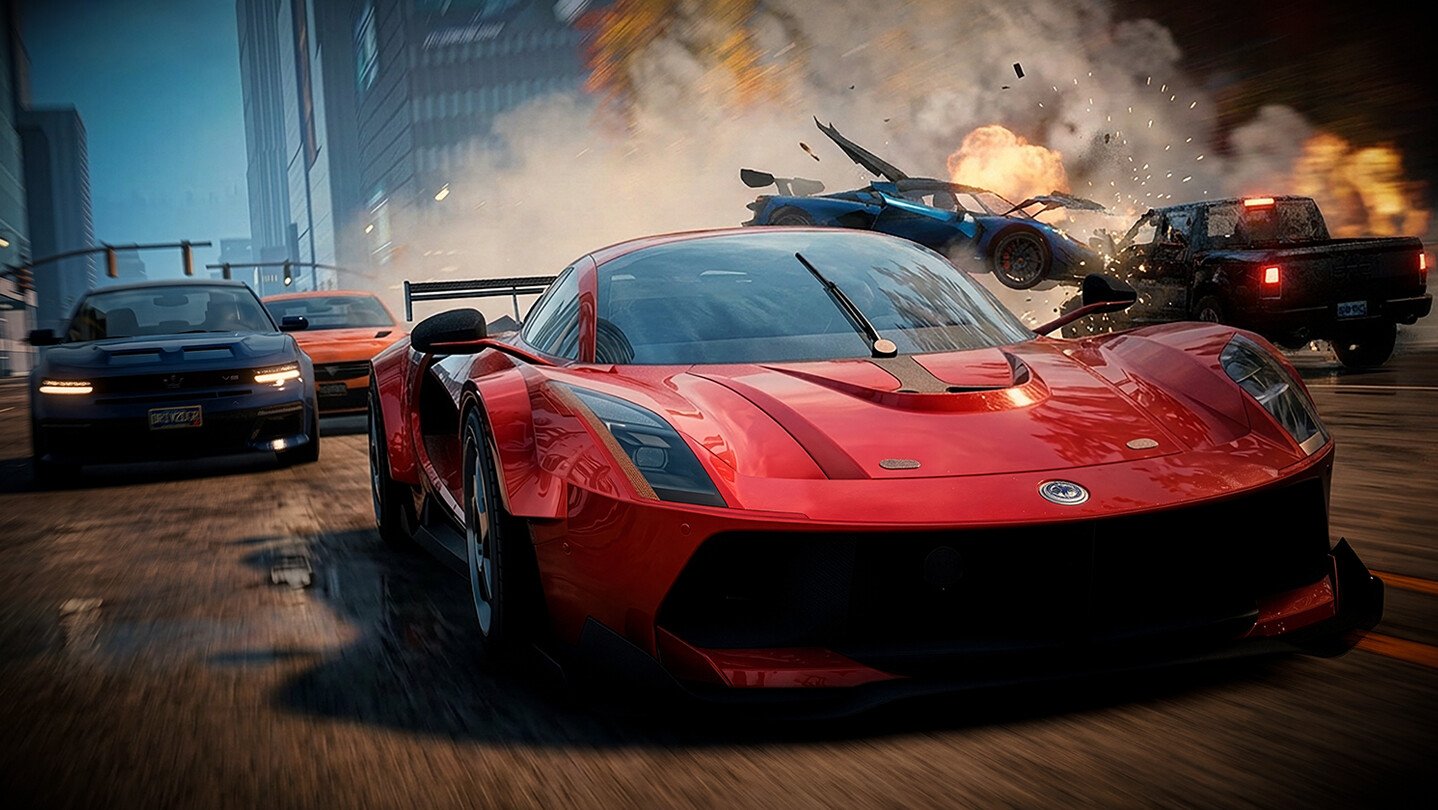 Wreckreation 2 gameplay com carros em ação e explosões