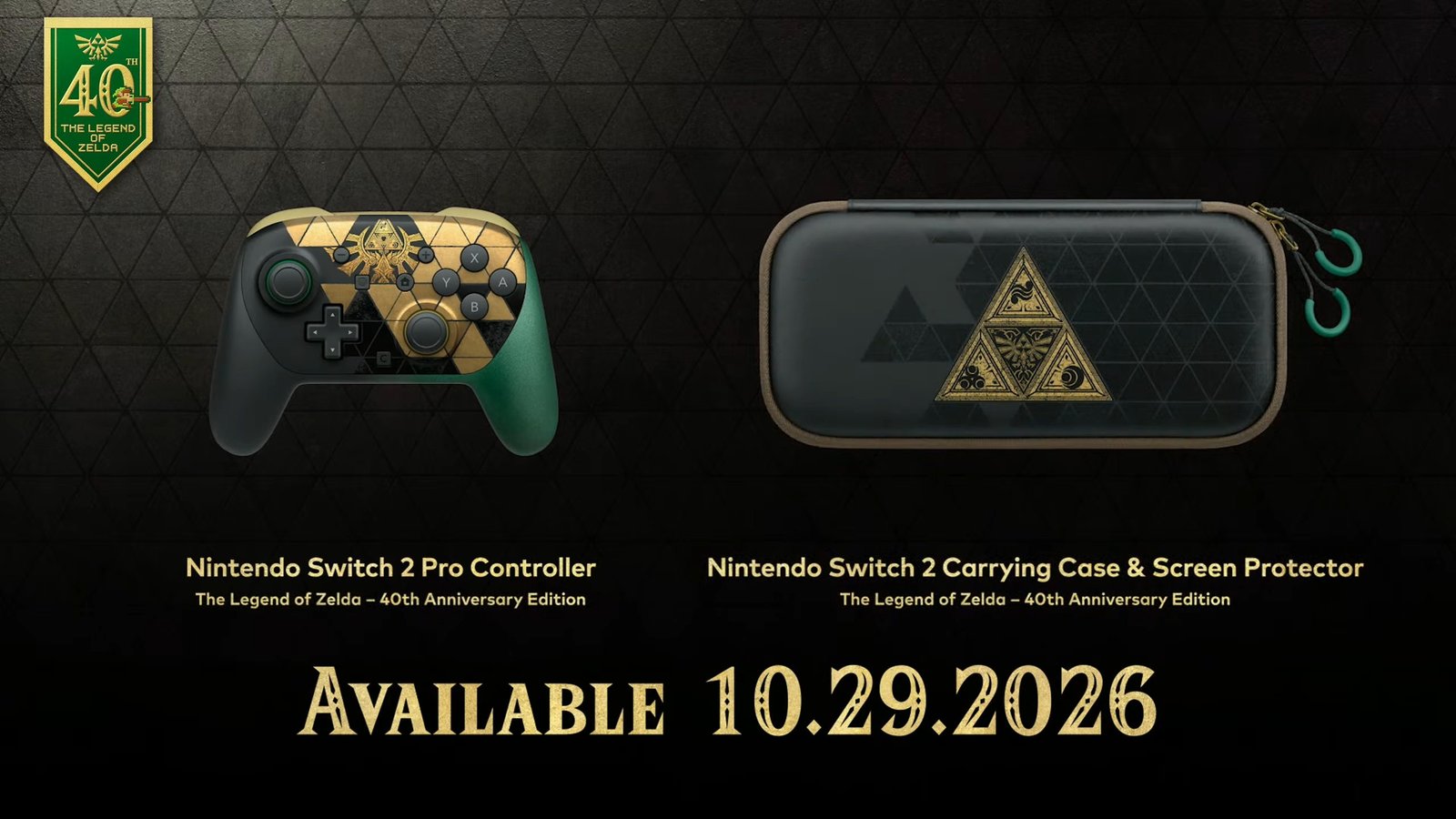 Nintendo Switch 2 The Legend of Zelda 40th Anniversary Edition