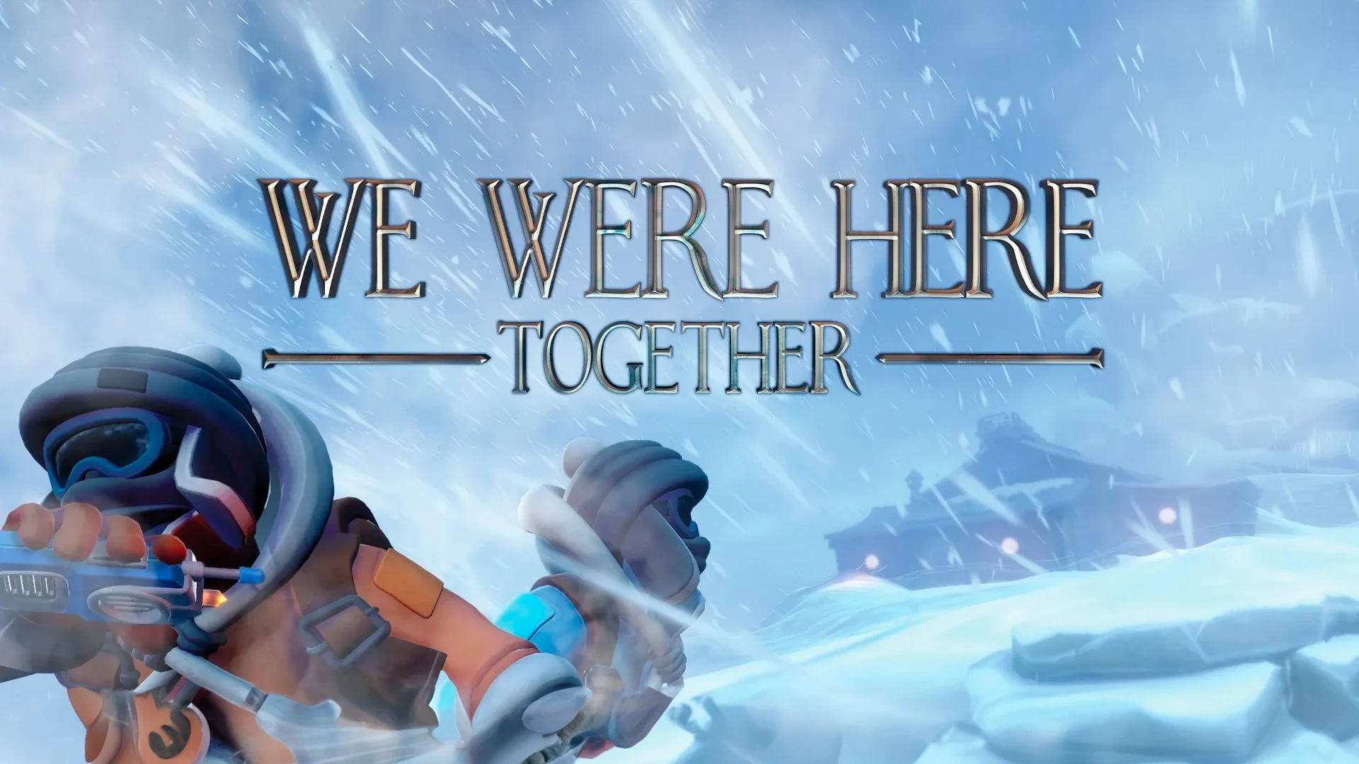 We Were Here Together - Dois personagens em ambiente gelado cooperativo