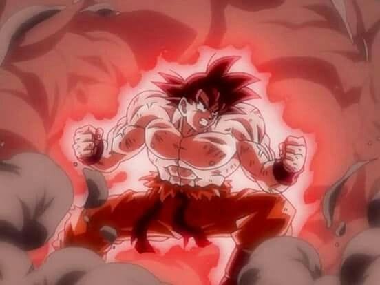 Goku usando o Kaiô-ken