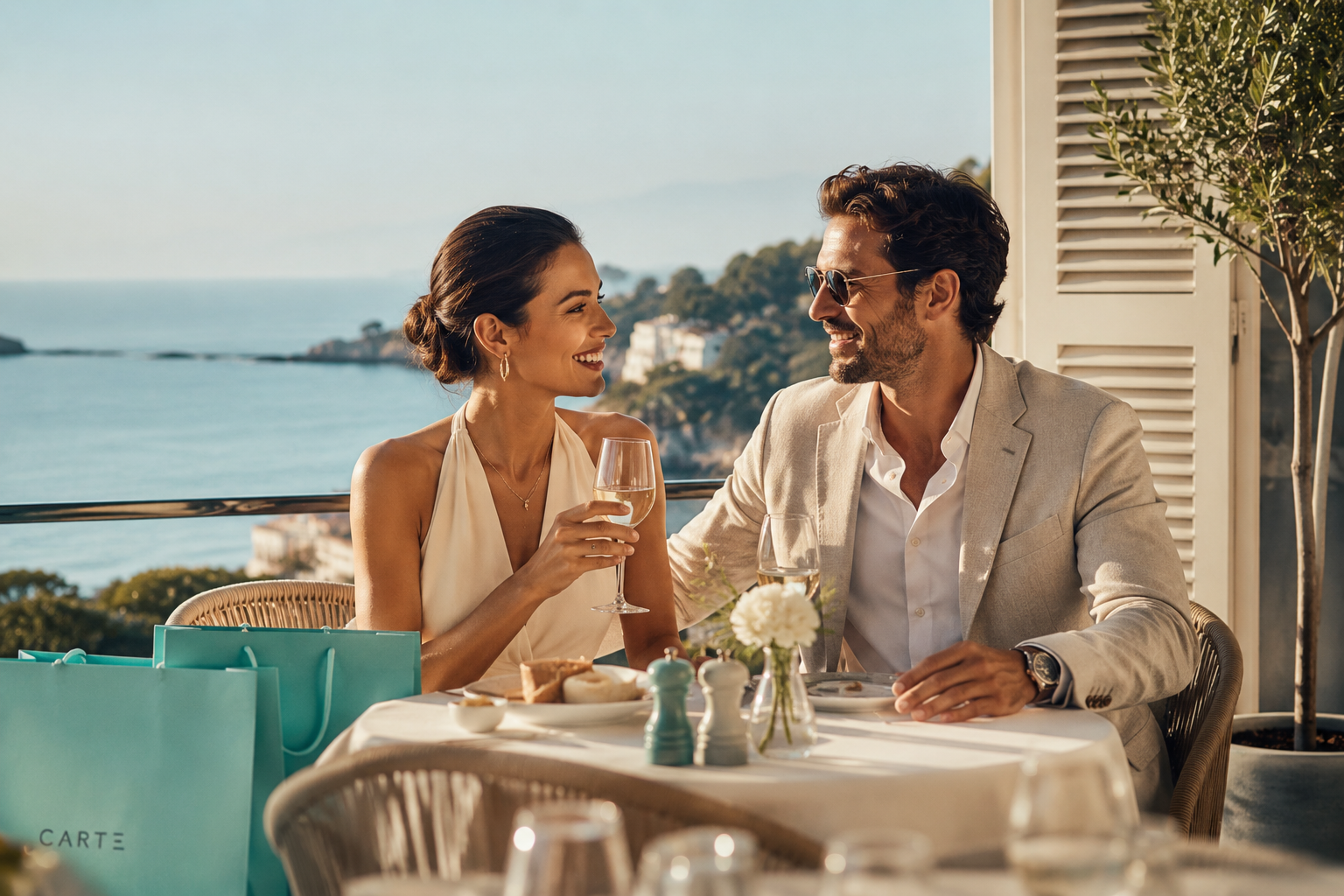 Couple enjoying Carte Privé lifestyle
