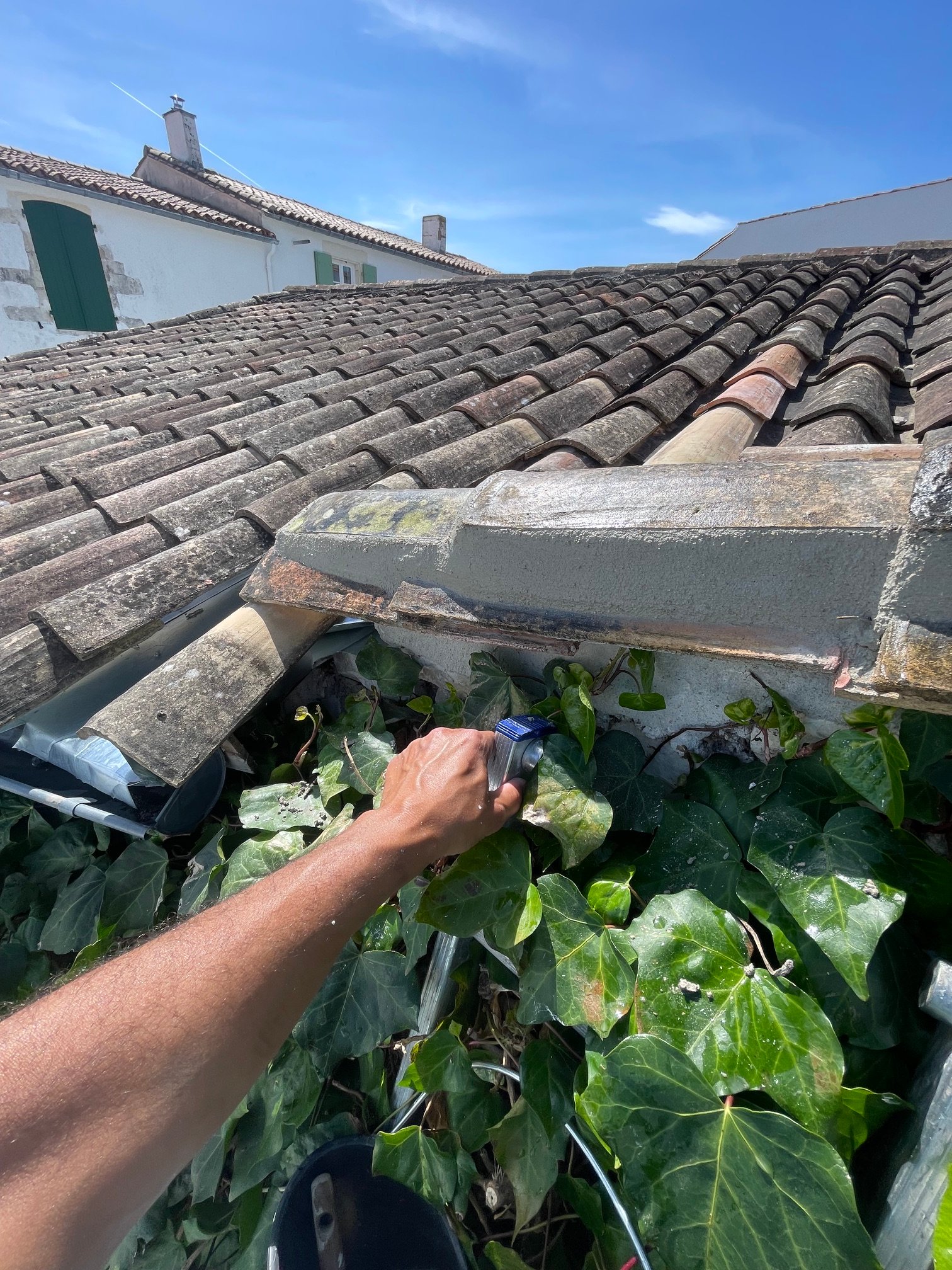 Façonnage d’une noue en Zinc — Le Bois-Plage-en-Ré — photo 1