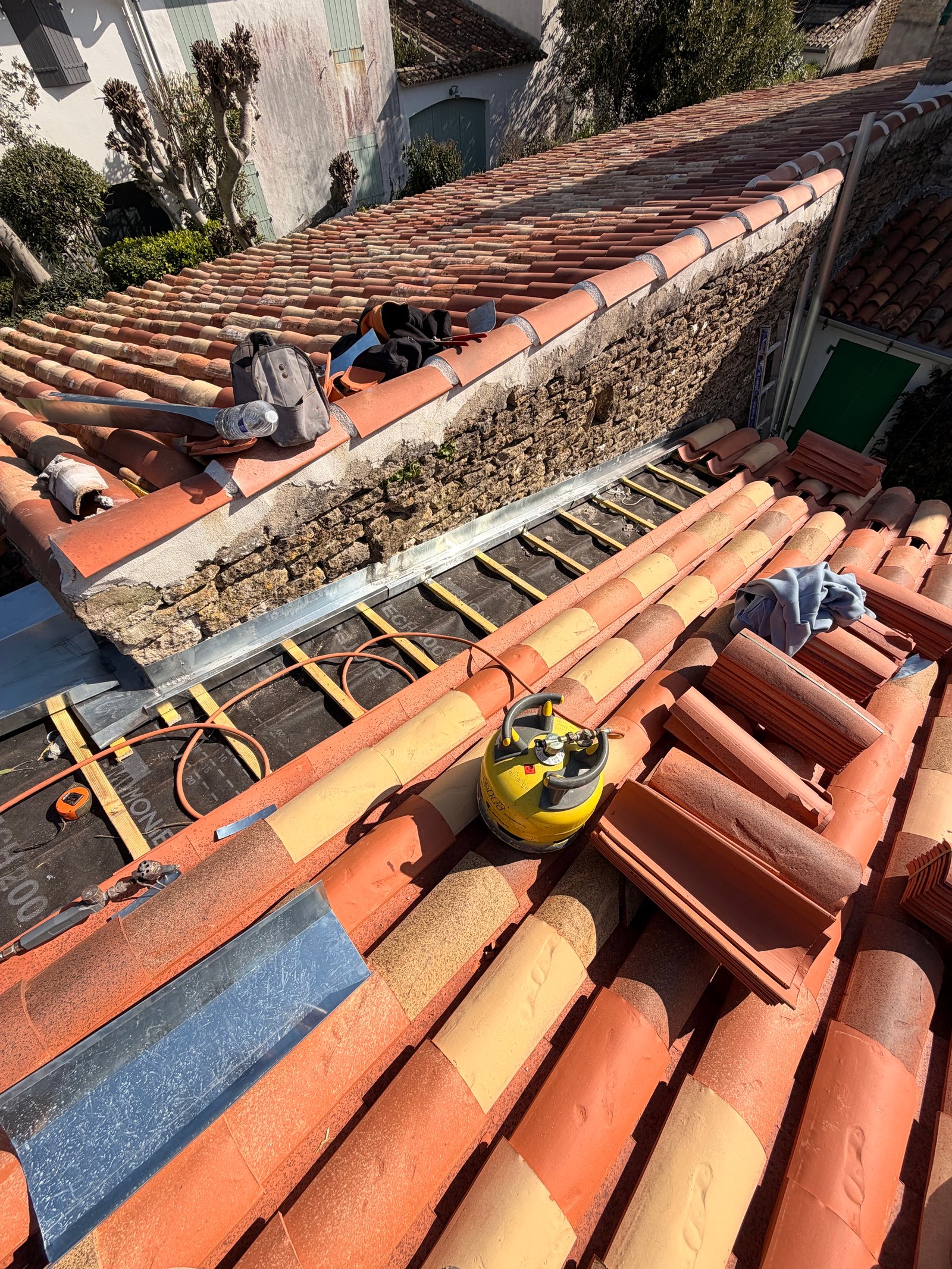 Ouvrage de zinguerie en zinc à l'Île de Ré — photo 8