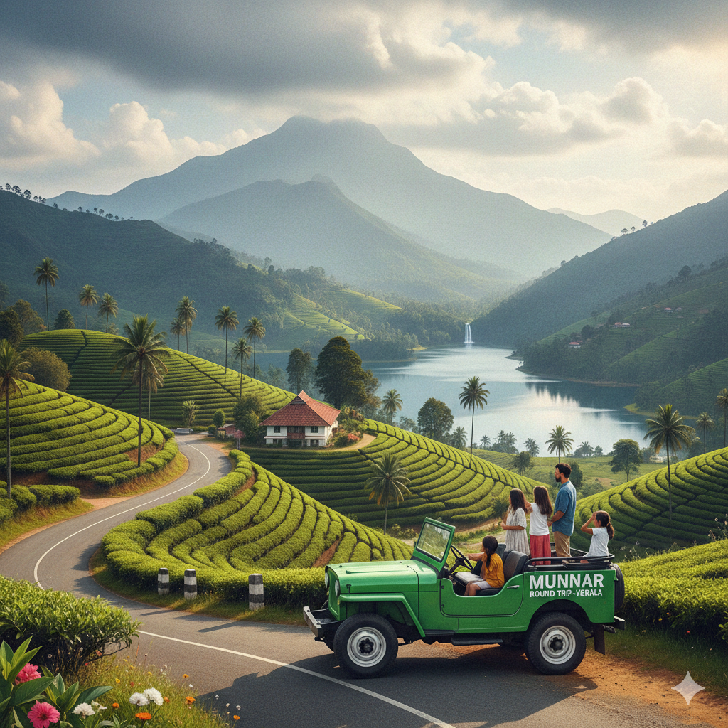 Munnar Kerala Round Trip