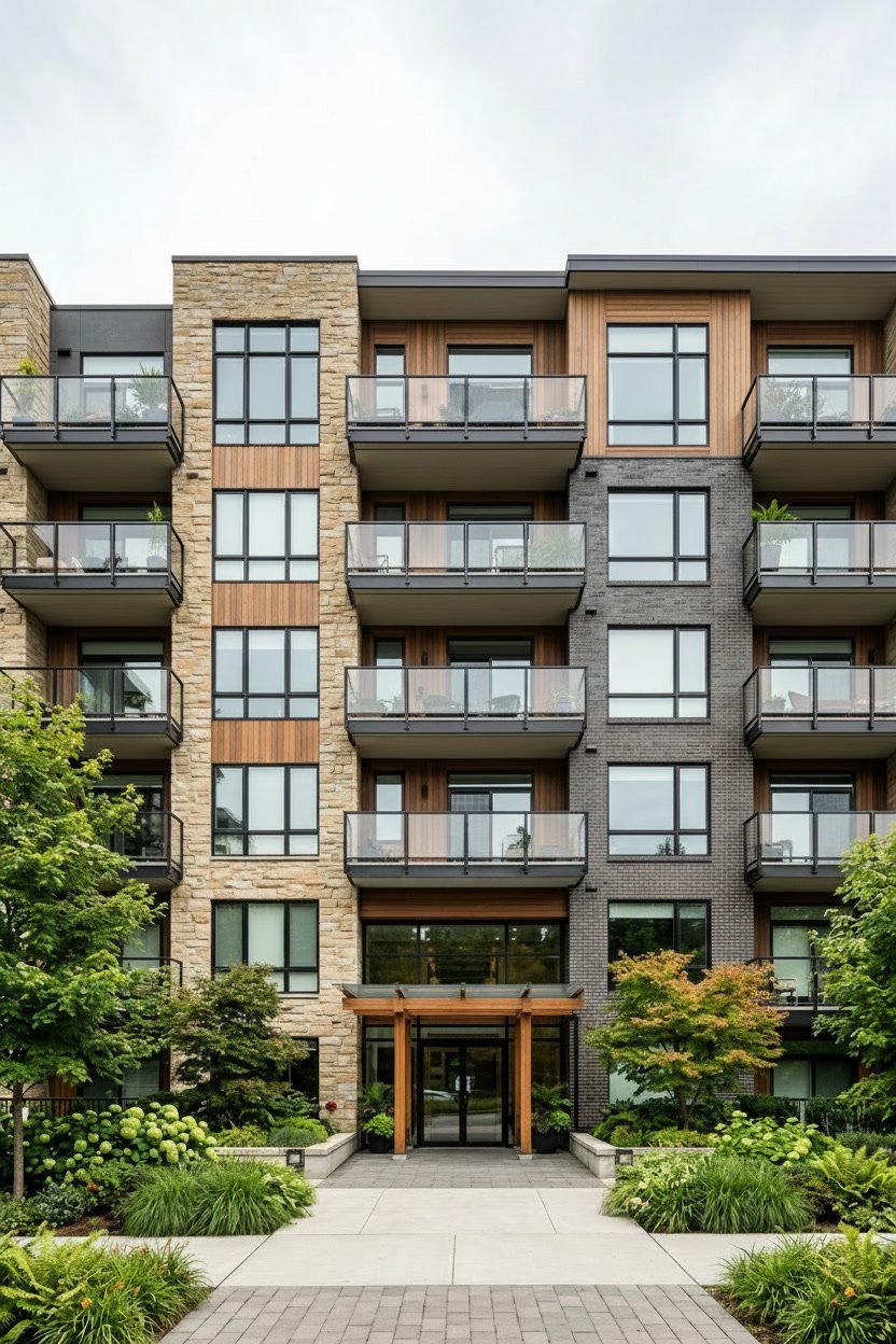 Multifamily apartment exterior