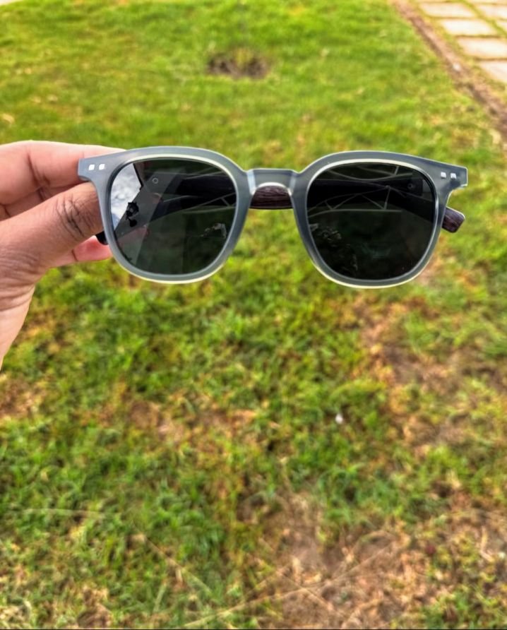 Wooden Frame Sunglasses - Image 1