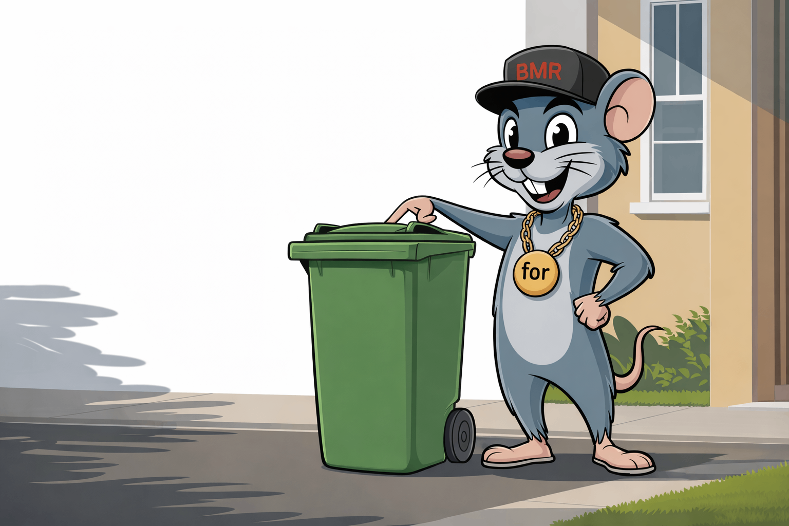 Waste For Space Mascot