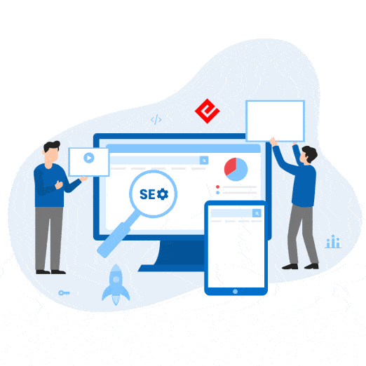 Flat ilustracija web dizajna: prozor preglednika s wireframe rasporedom i responzivni prikazi