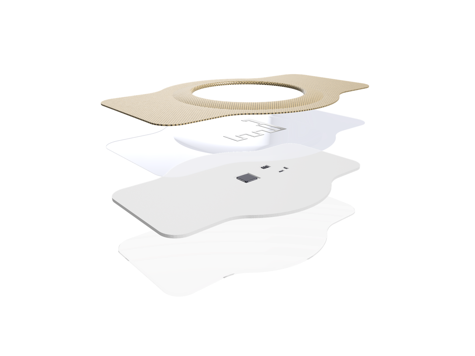 Portable touch tablet device