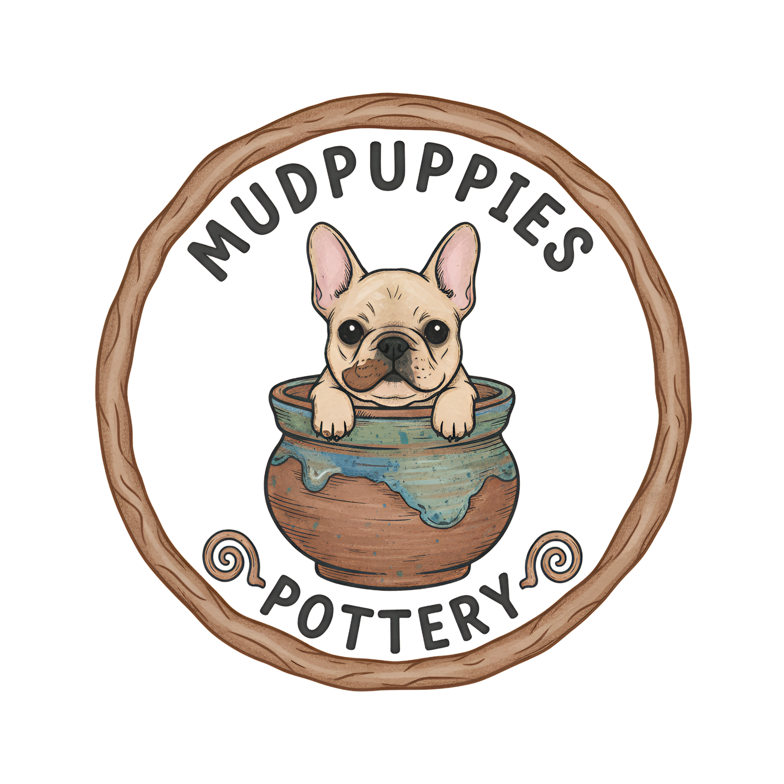 Mudpuppies Pottery Logo