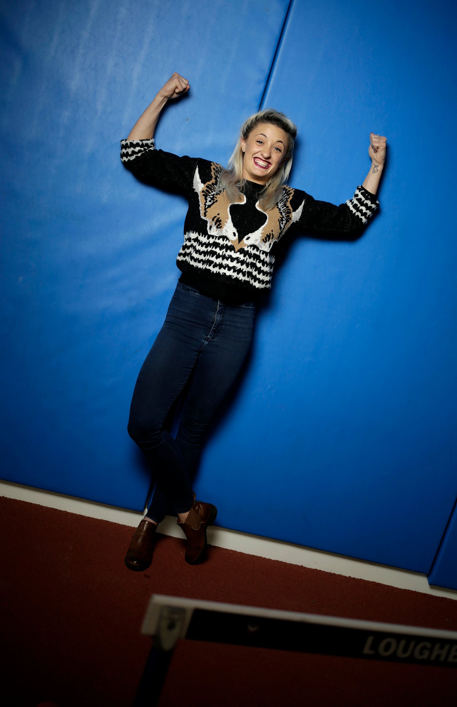 Lucy Hatton athlete editorial portrait photography for The Sunday Times by Doug Marke — image 4 of 9