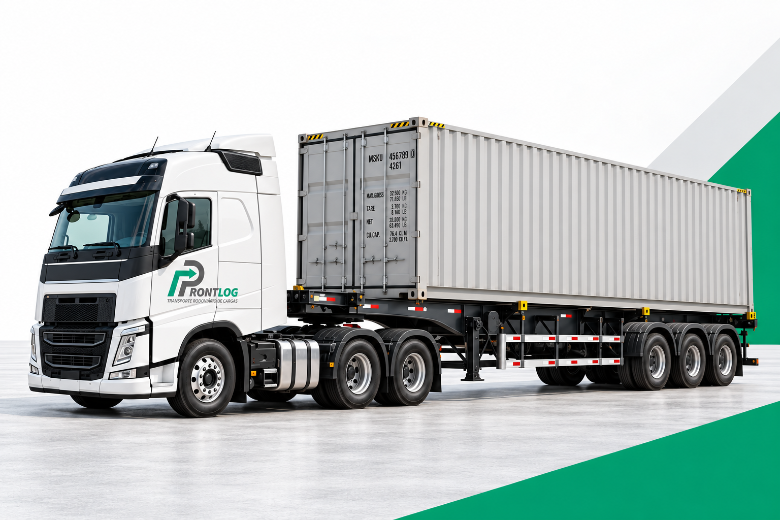 Transporte de contêineres Prontlog