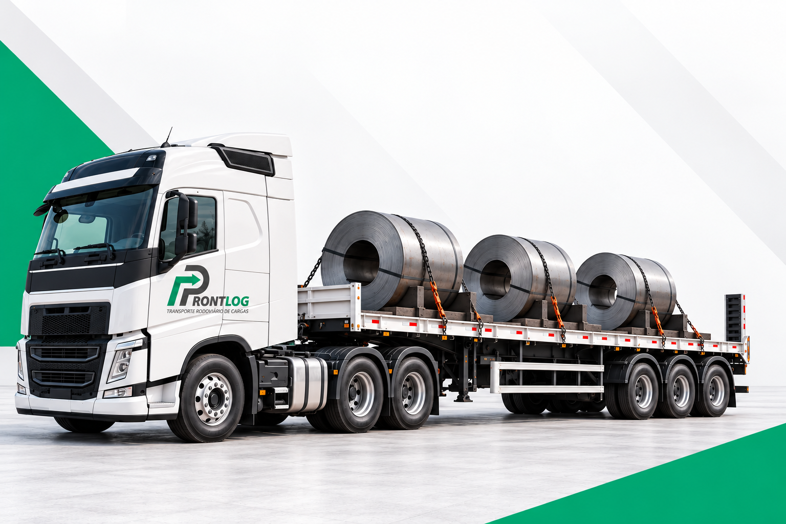 Transporte de bobinas de aço Prontlog