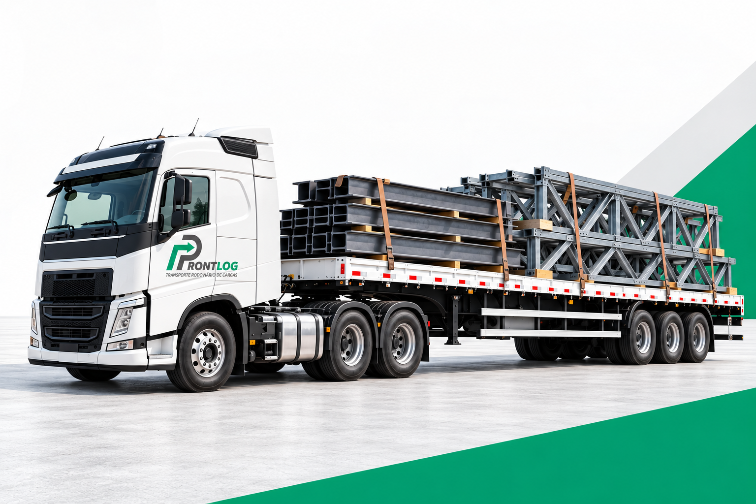 Transporte de estruturas metálicas Prontlog