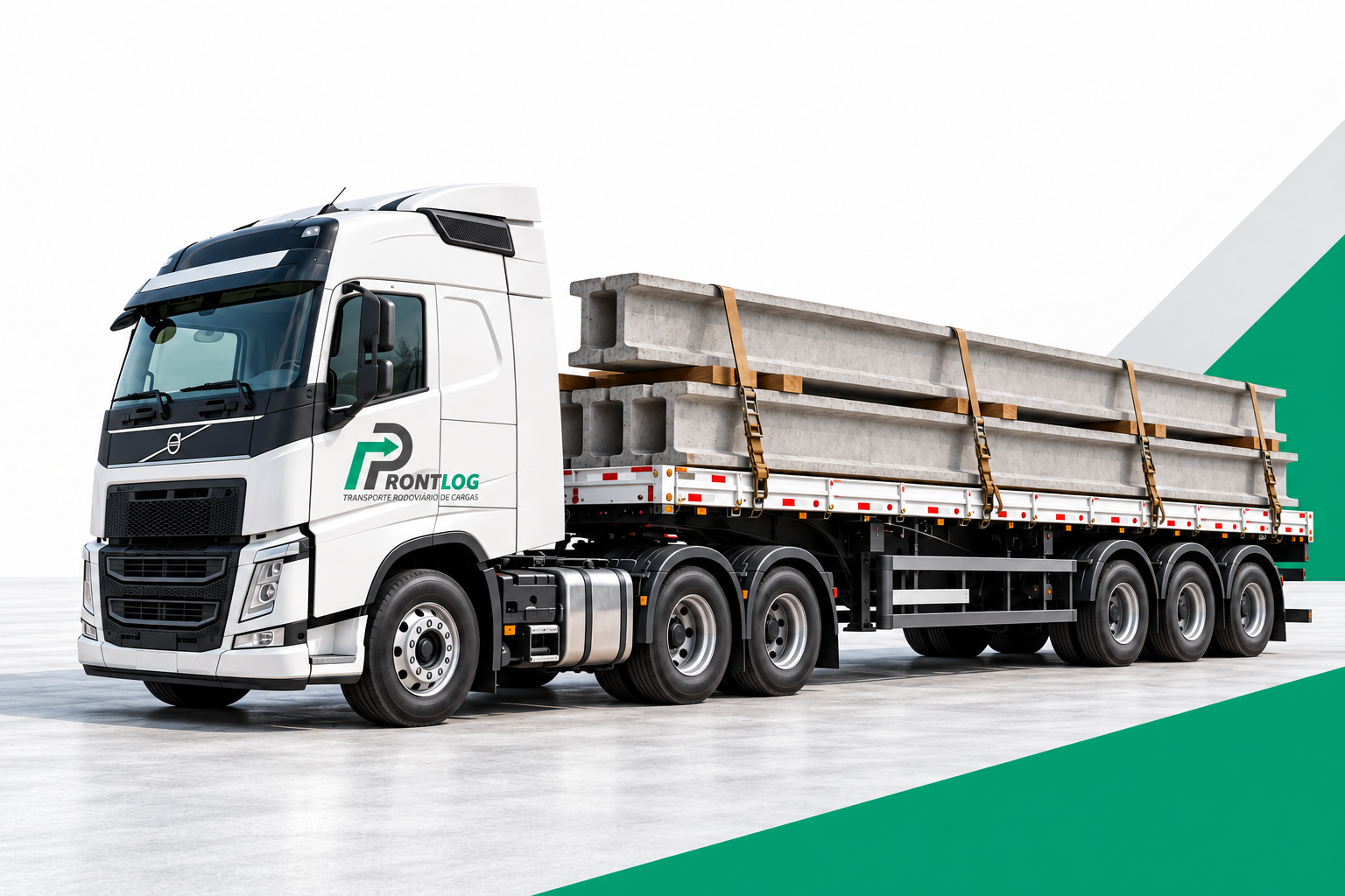 Transporte de estruturas de concreto Prontlog