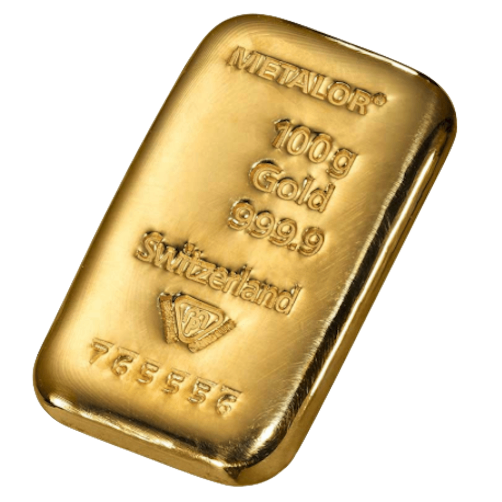 Lingot 100g Or