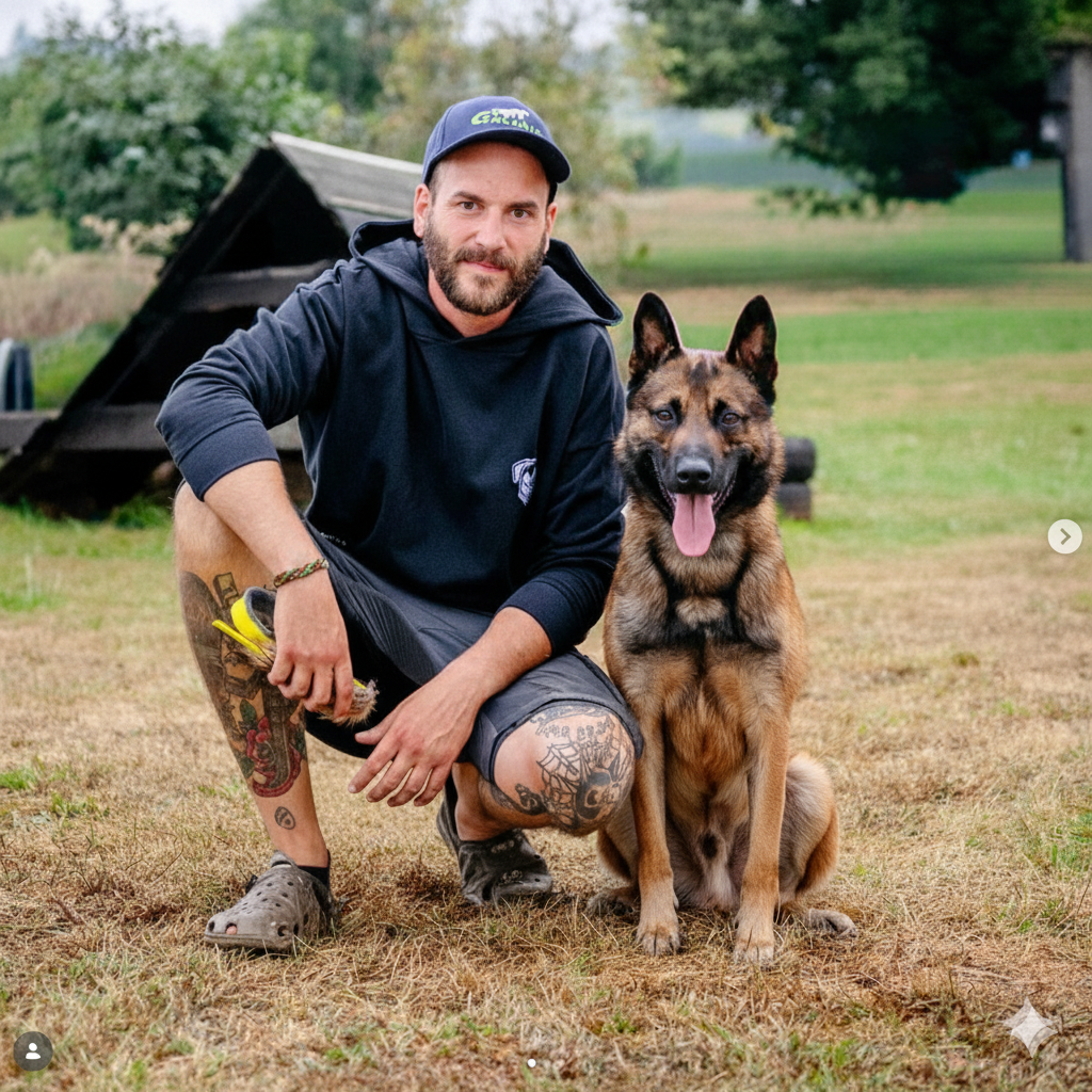 Jorge Gómez de Cantabrican con perros