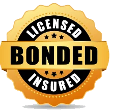 Licensed, bonded and insured badge